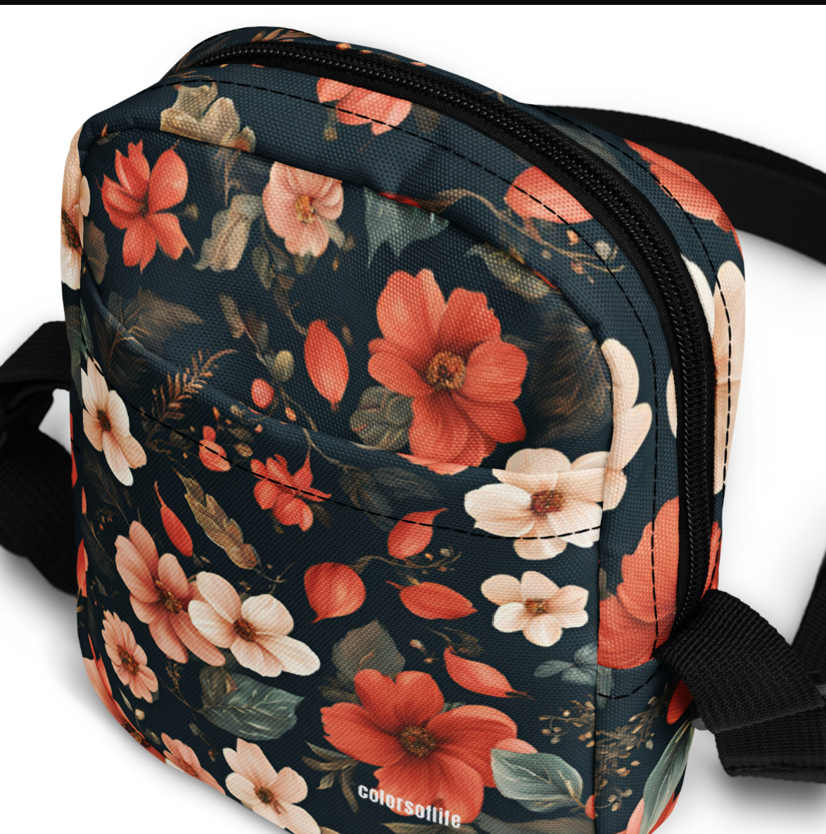 Floral Streetwear Umhängetasche – Stylisch & Praktische Nützliche Umhängetasche