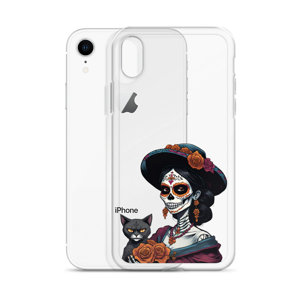 La Catrina Cat Lady - iPhone-Hülle
