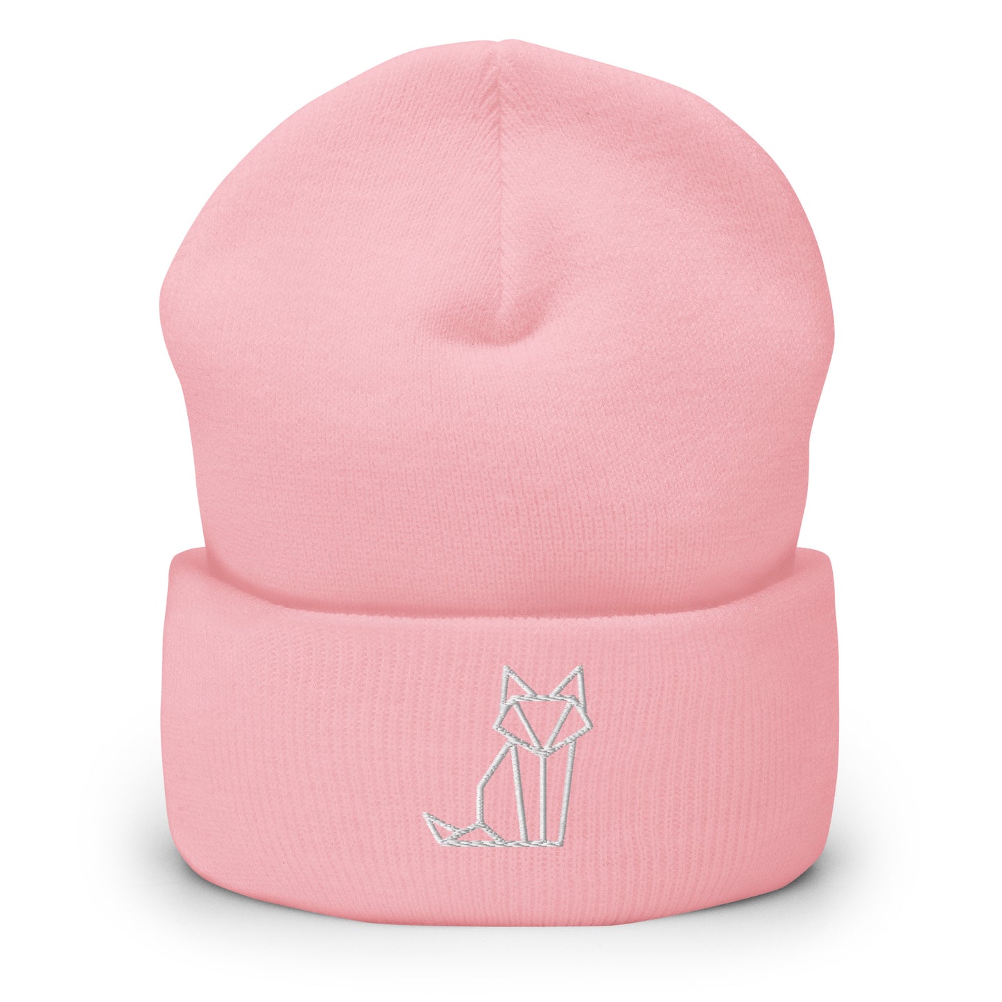 Origami Cat Beanie - Umgeschlagene Beanie