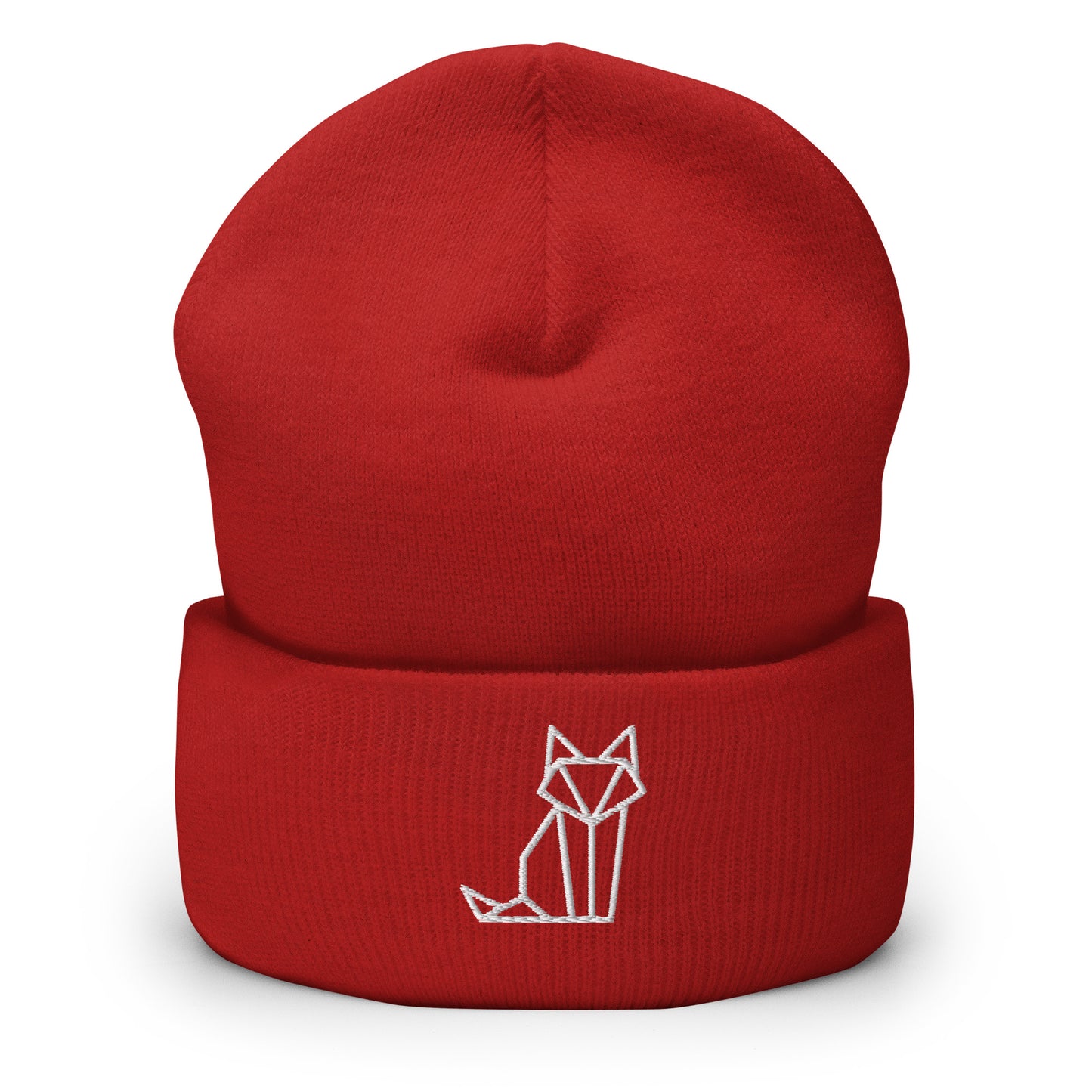 Origami Cat Beanie - Umgeschlagene Beanie