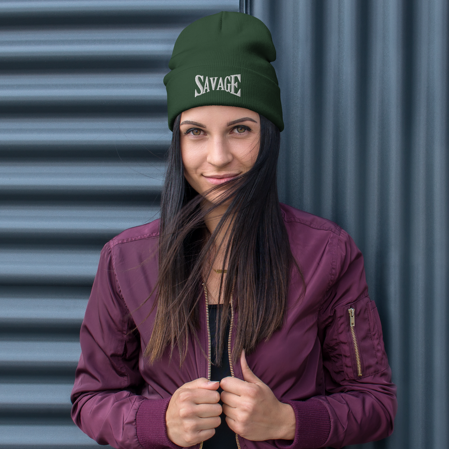 SAVAGE ! - Bestickte Beanie