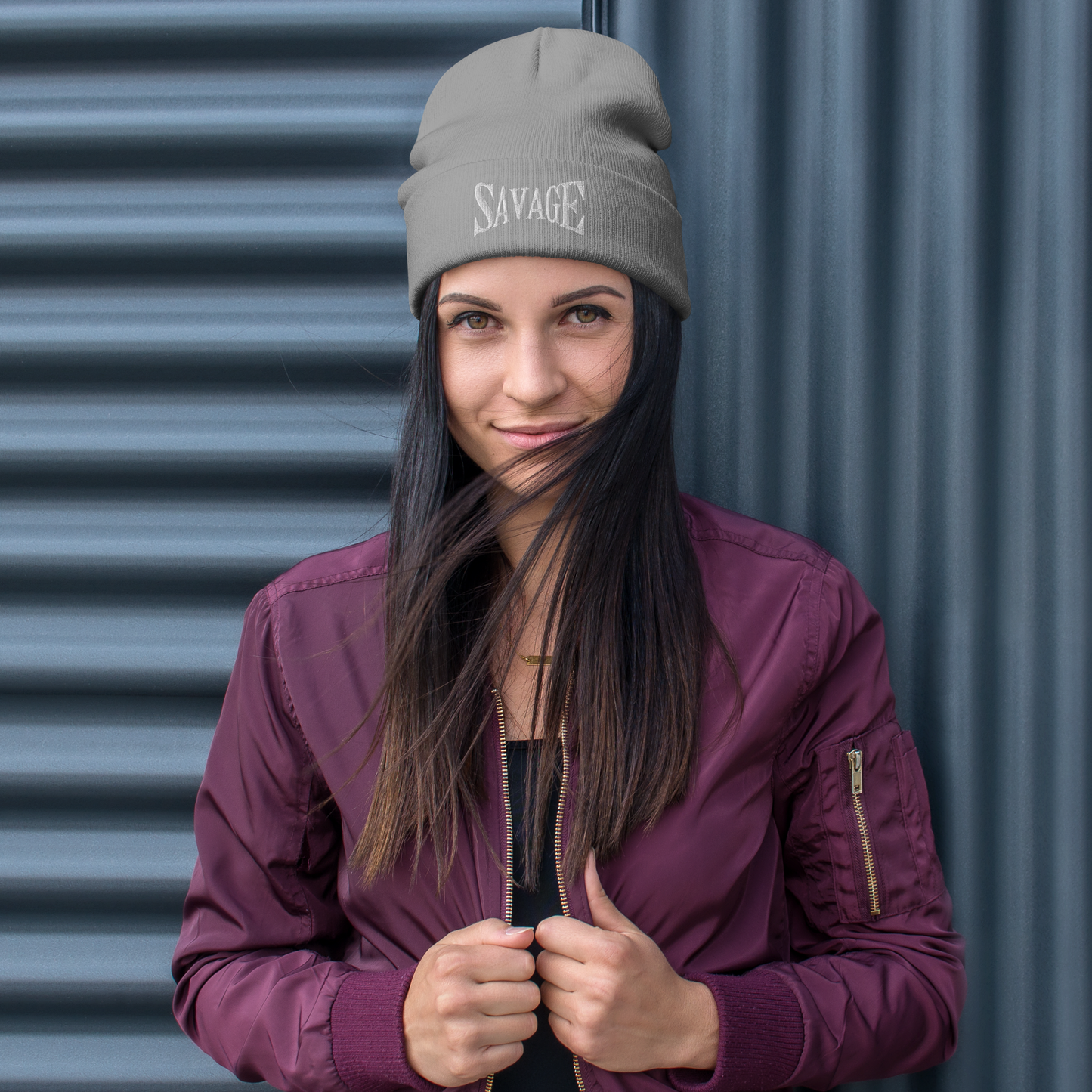 SAVAGE ! - Bestickte Beanie