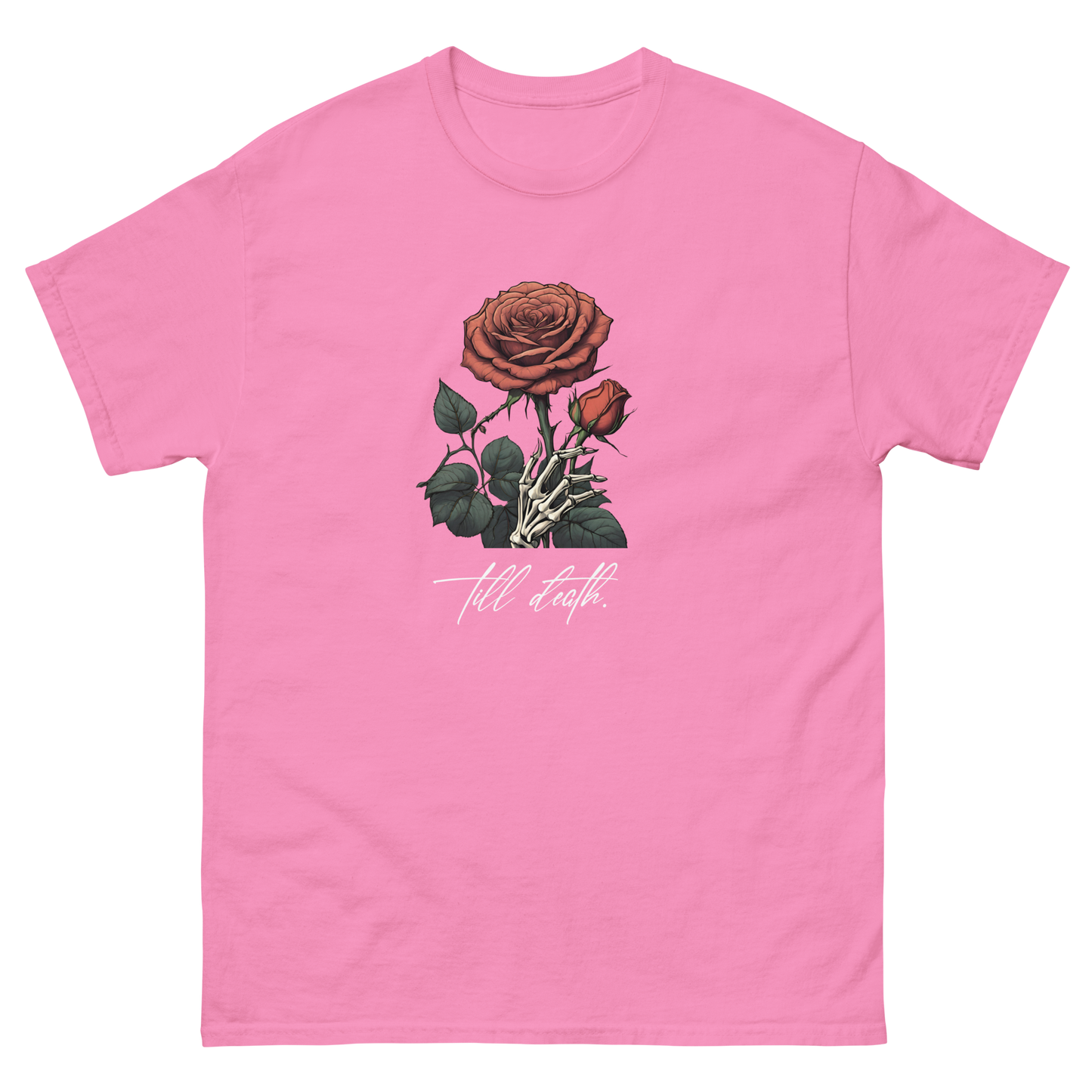 ...till death - roses - Klassisches Unisex T-Shirt
