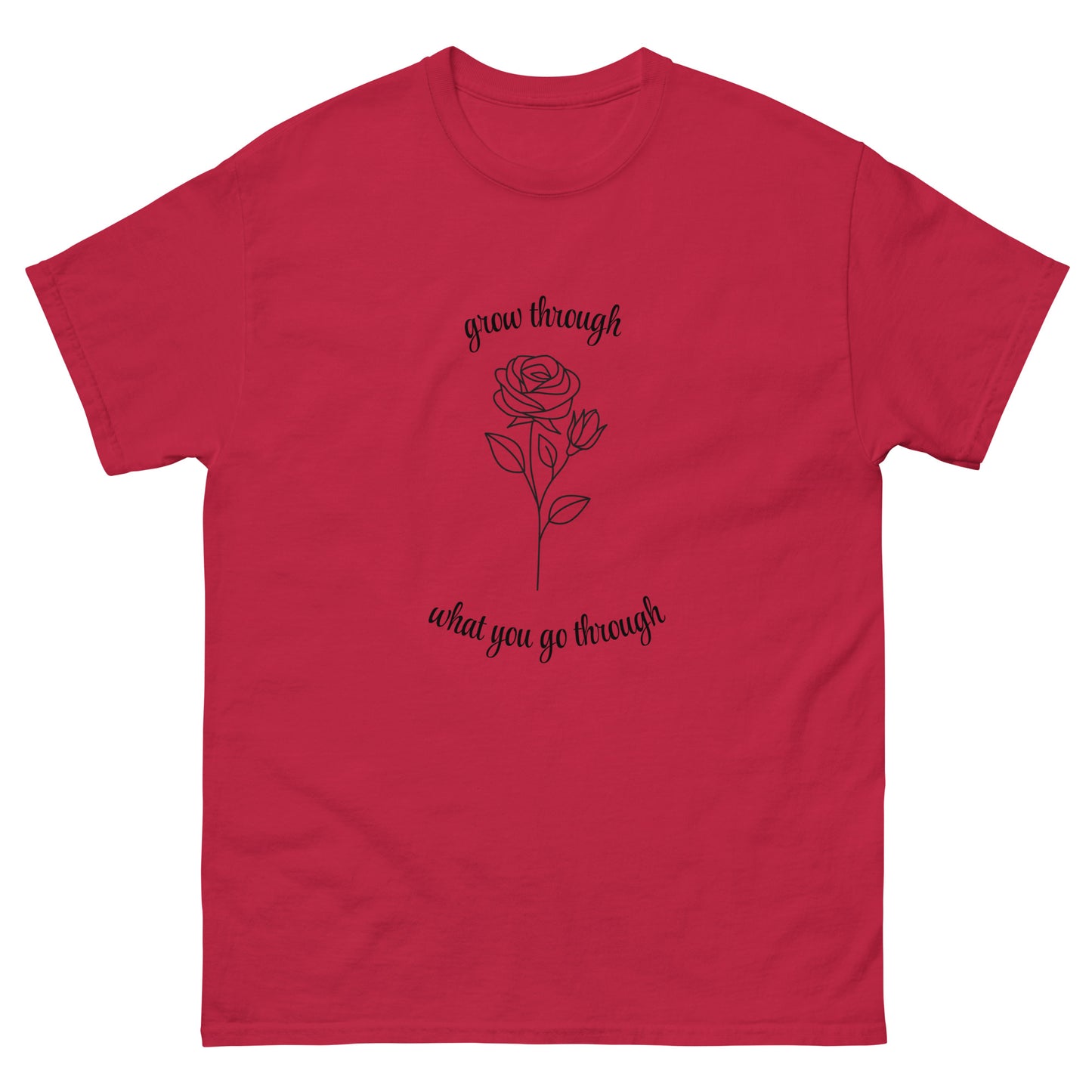 Rise & Grow - Klassisches Unisex T-Shirt