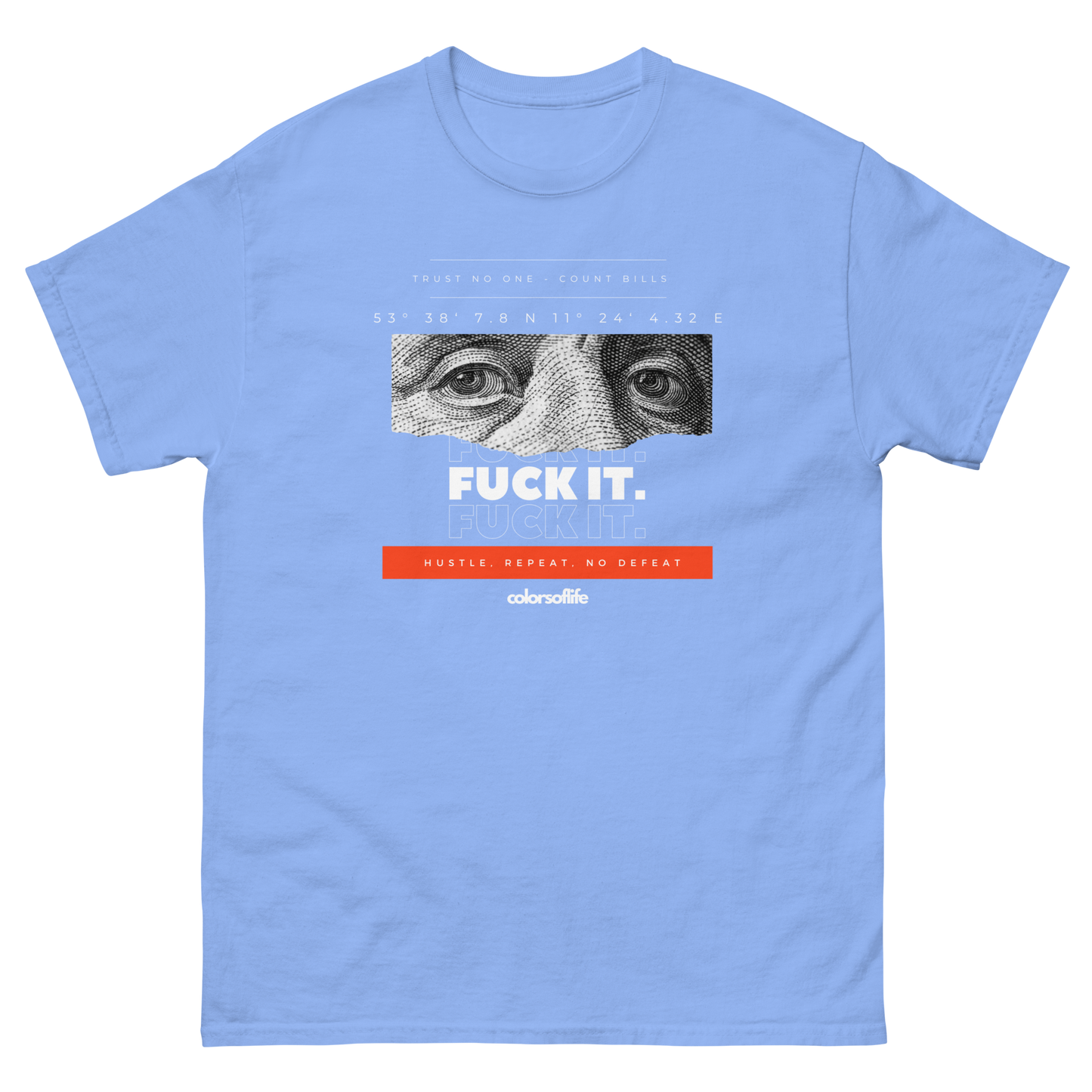 FUCK IT - COUNT BILLS! - Klassisches Unisex T-Shirt