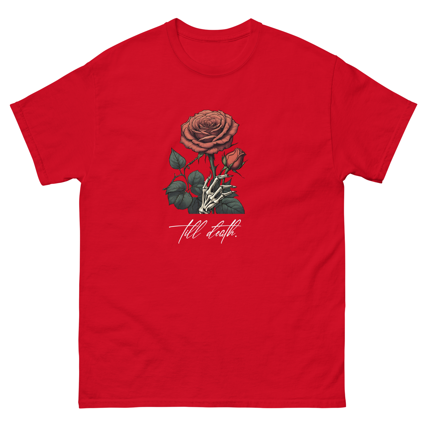 ...till death - roses - Klassisches Unisex T-Shirt