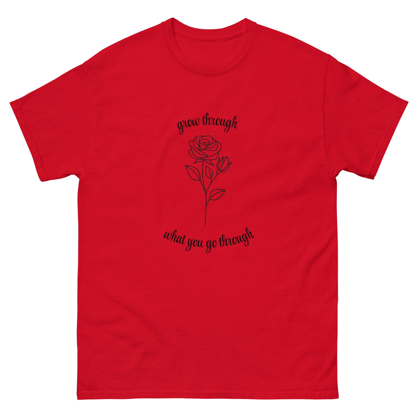 Rise & Grow - Klassisches Unisex T-Shirt