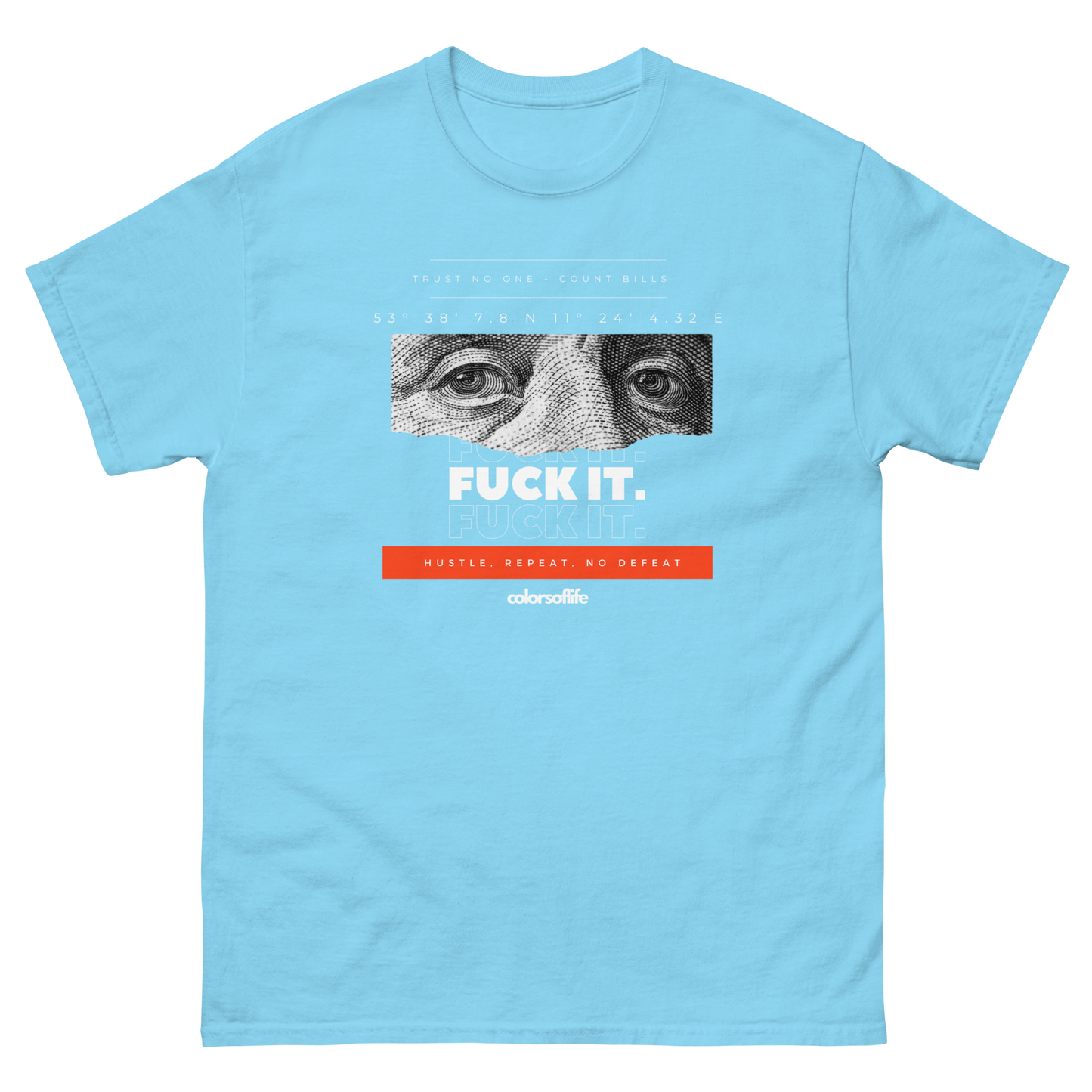 FUCK IT - COUNT BILLS! - Klassisches Unisex T-Shirt