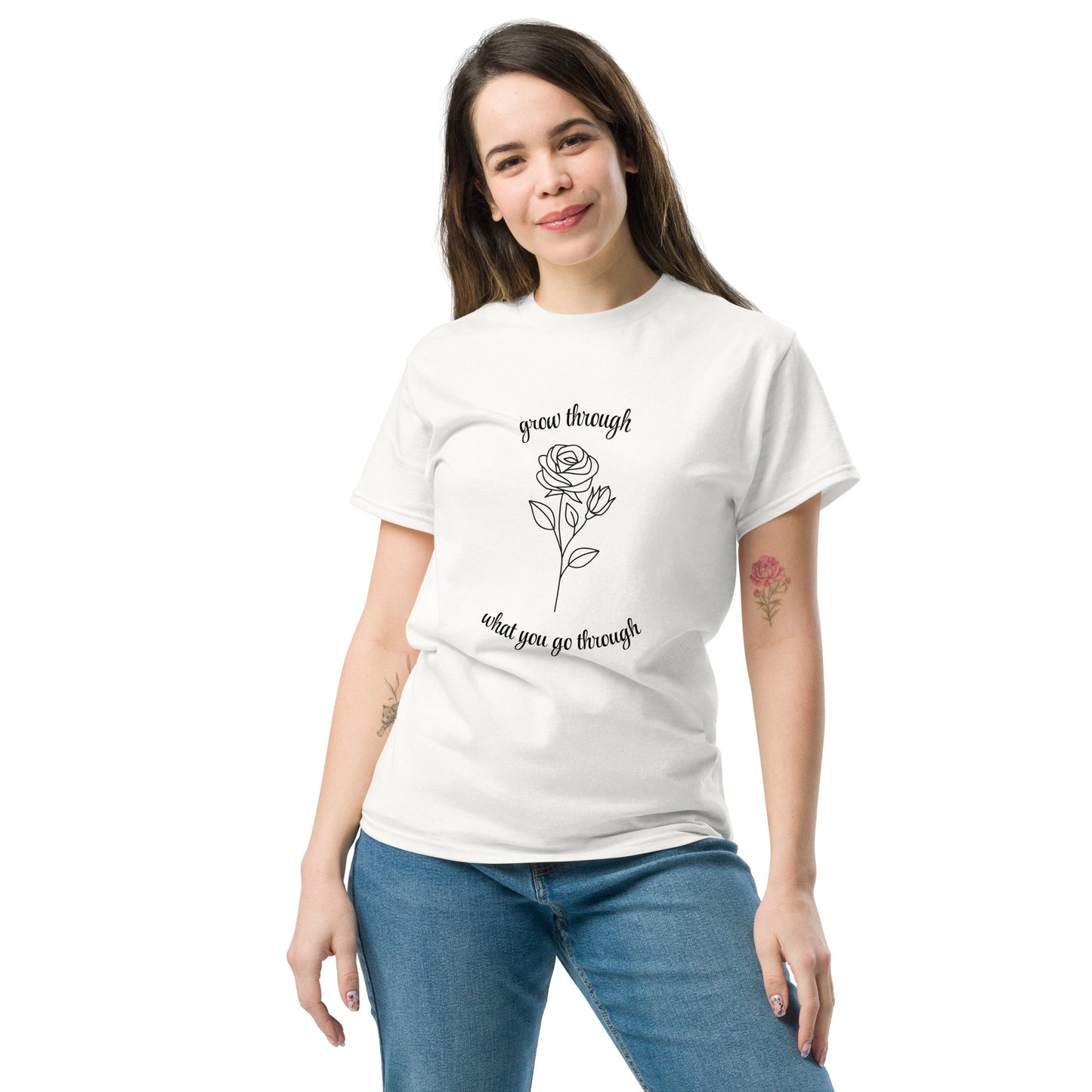 Rise & Grow - Klassisches Unisex T-Shirt
