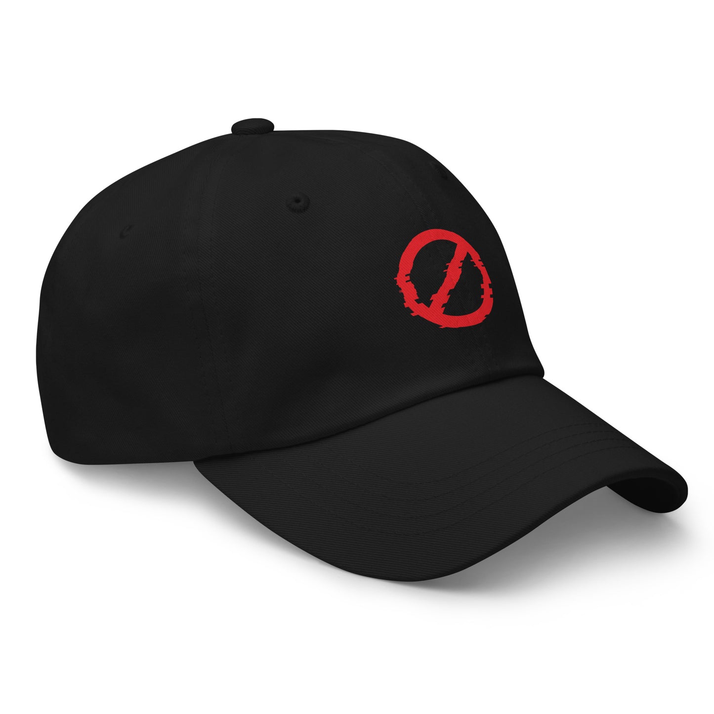 No Excuses – Red Strike DTF Edition Dad-Hat