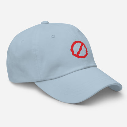 No Excuses – Red Strike DTF Edition Dad-Hat