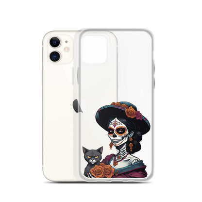 La Catrina Cat Lady - iPhone-Hülle