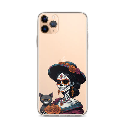 La Catrina Cat Lady - iPhone-Hülle