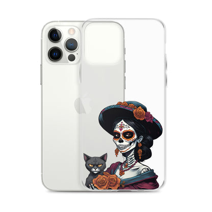 La Catrina Cat Lady - iPhone-Hülle