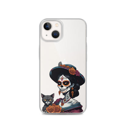 La Catrina Cat Lady - iPhone-Hülle