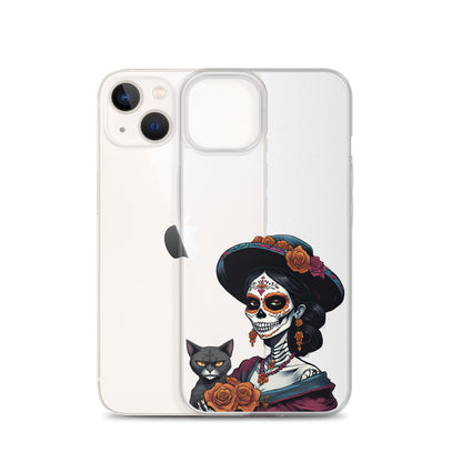 La Catrina Cat Lady - iPhone-Hülle