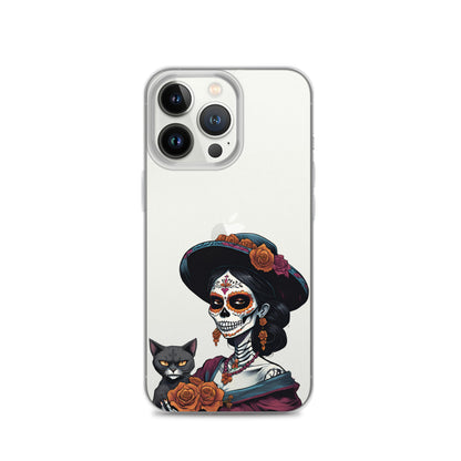 La Catrina Cat Lady - iPhone-Hülle