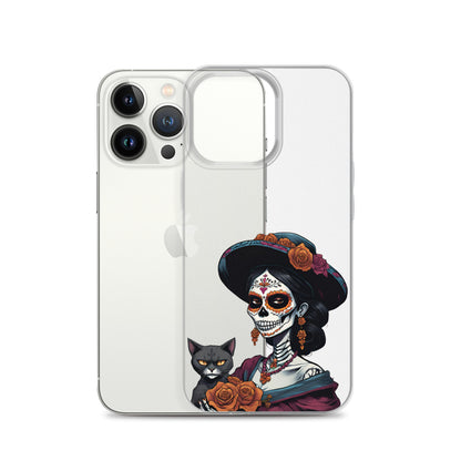 La Catrina Cat Lady - iPhone-Hülle