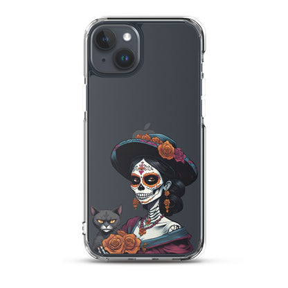 La Catrina Cat Lady - iPhone-Hülle