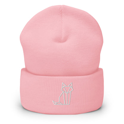 Origami Cat Beanie - Umgeschlagene Beanie