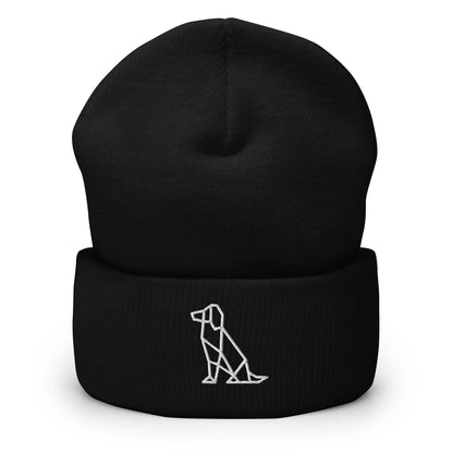 Origami Dog - Umgeschlagene Hunde Beanie