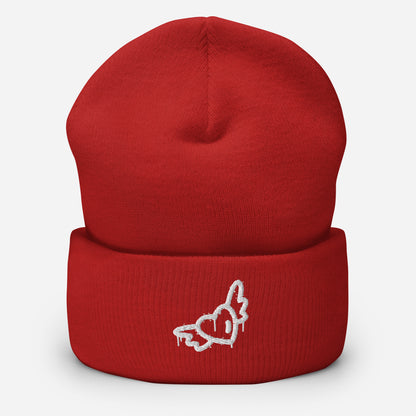 STREET ART PASSION - Umgeschlagene Beanie