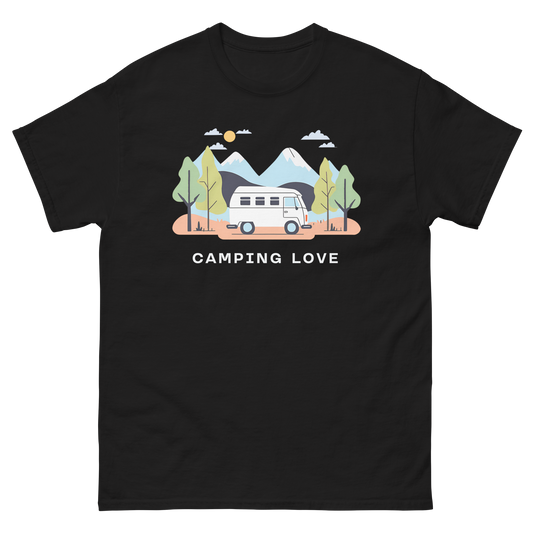 CAMPING LOVE NATURE - Klassisches Unisex T-Shirt